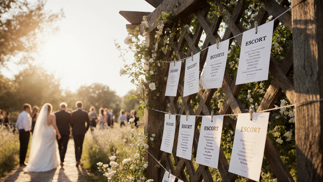 Outdoor Weddings: How to Weather-Proof Escort Cards and Displays