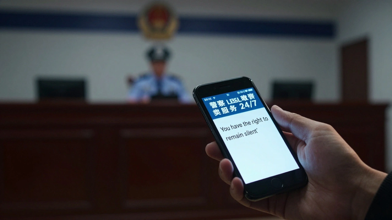 A hand picking up a phone for 24/7 legal advice after arrest.