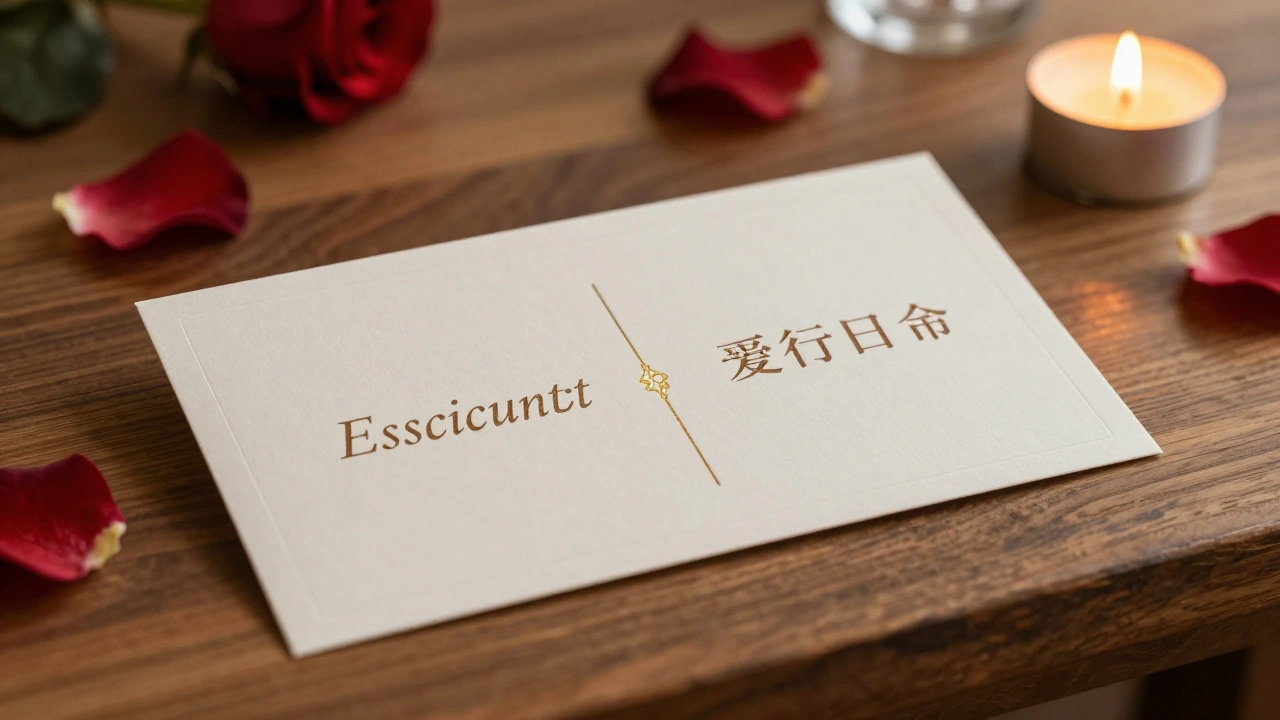 Escort Cards for Bilingual Weddings: Language and Typography Tips